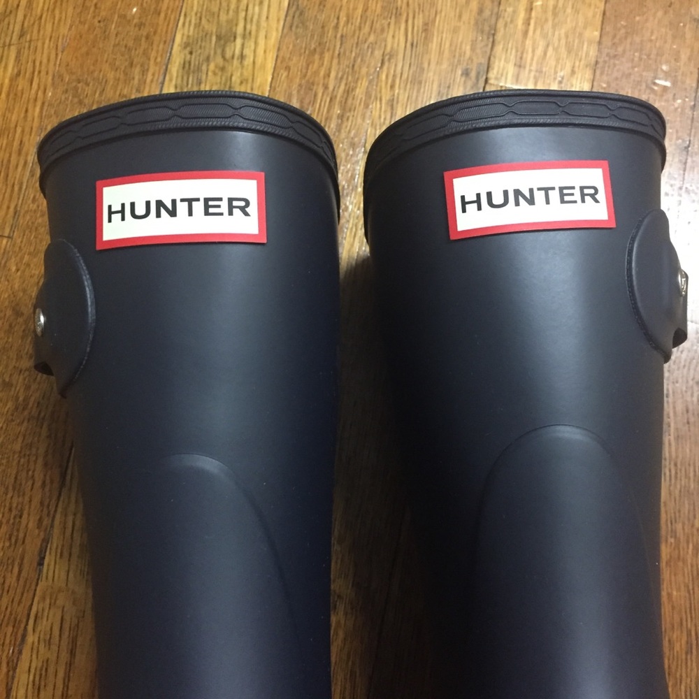 Hunter Original Short Rain Boot - Navy - Picture 4 of 7